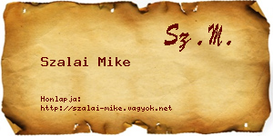 Szalai Mike névjegykártya